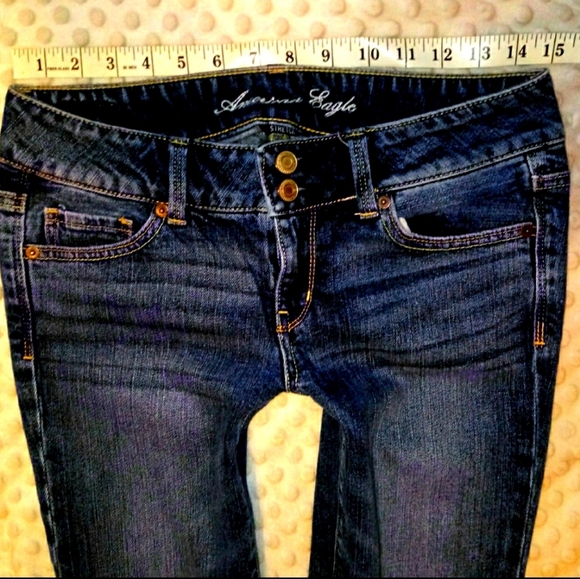 American Eagle Jeans Size 4 Skinny Leg Artist Crop - Picture 7 of 9